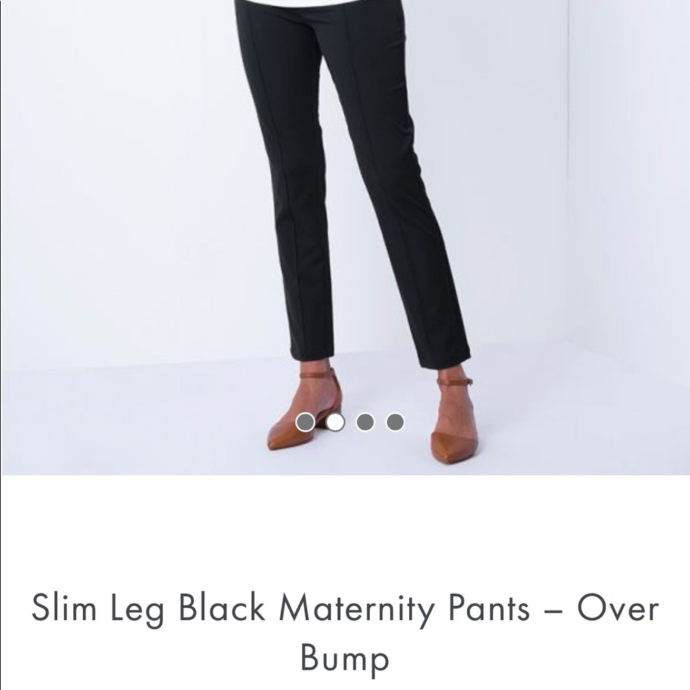 Seraphine Black maternity pants
